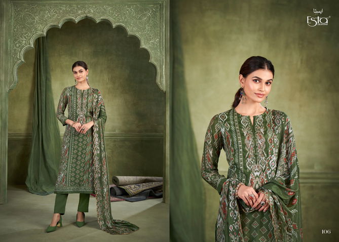 Elaric By Esta Muslin Silk Digital Printed Dress Material Wholesale Price in Surat